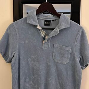 Barbour Fluffy Baby Blue Polo